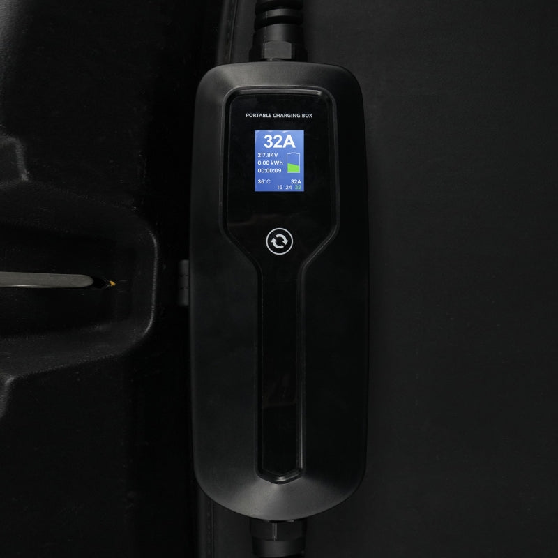 MOREC PCD-041 16A~32A EV PORTABLE CHARGER MAX 7.2KW(SUPPORT SWITCHING CURRENT)
