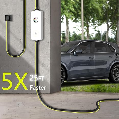 MOREC Type 1 Max 9.6KW 40Amp Portable Electric Vehicle Charger Nema 14-50 Plug - SQP039