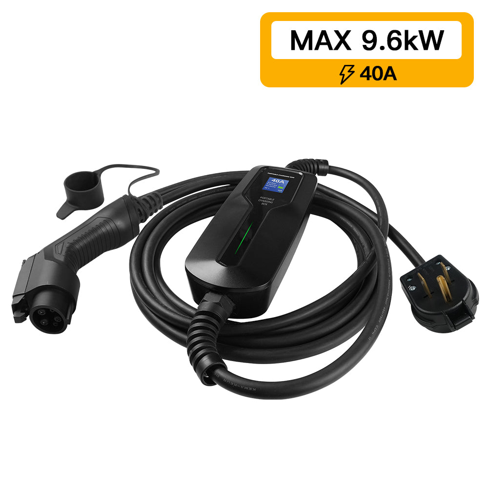 Morec 40Amp EV Charger Level 2 NEMA14-50 220V-240V Portable PCD040, wi –  Deal Supplies