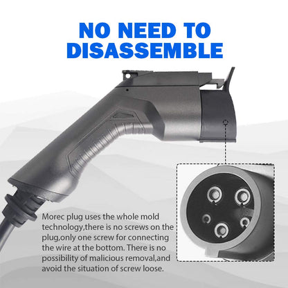 MOREC level 2 Max 9KW/7KW Portable EV Charger with Nema 14-50 Plug - PCD040