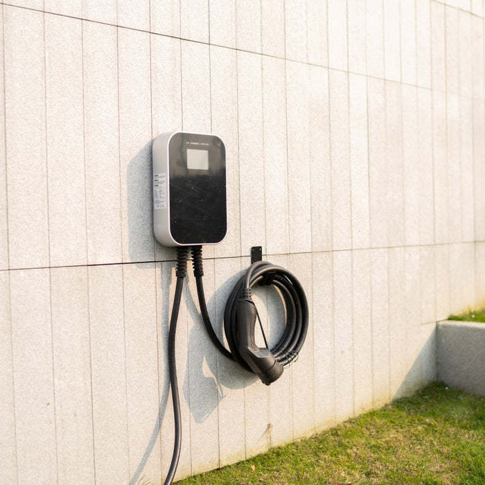 MOREC BS20C Type 1 40A EV CHARGING STATION MAX 9.6KW(SUPPORT APP CONTROL),with nema 14-50 plug