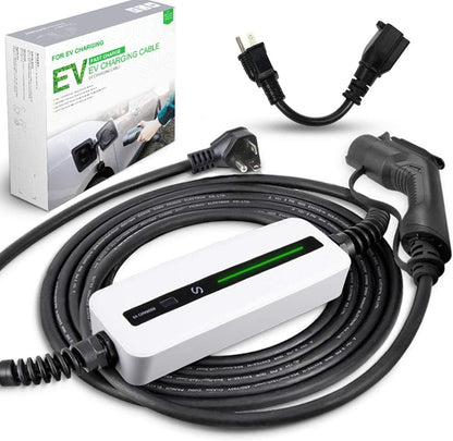 3.68KW MOREC Type 1 NEMA6-20 Plug with Adapter for NEMA 5-15 Portable Electric Vehicle Charger - PCD018T1