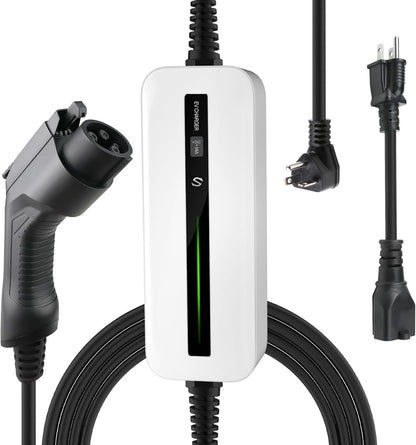 3.68KW MOREC Type 1 NEMA6-20 Plug with Adapter for NEMA 5-15 Portable Electric Vehicle Charger - PCD018T1