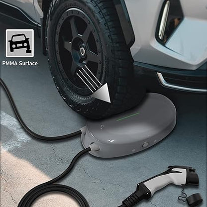 MOREC EV Wallbox NEMA14-50 40A Type 1 Plug Elliptical EV Charging Station - WB10T1G