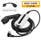 Morec EV Charger 16A 3.68KW NEMA6-20 Plug with Adapter for NEMA 5-15, 100V-240V 20ft (6m) Level 1 Level 2 Electric Vehicle charging cable Compatible with All EV Cars