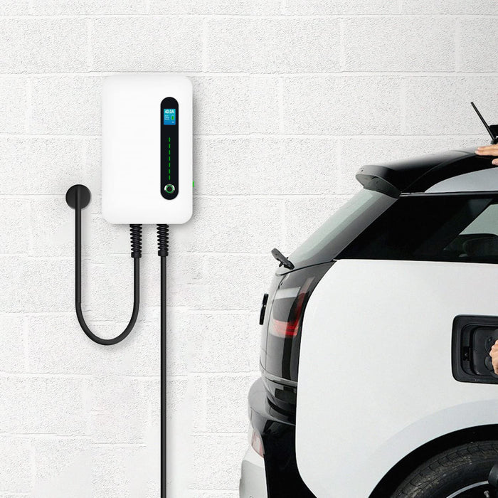MOREC F30C 40A EV CHARGING STATION MAX 9.6KW(SUPPORT NEMA 6-50 PLUG)