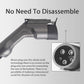 Morec EV Charger 16A 3.68KW NEMA6-20 Plug with Adapter for NEMA 5-15, 100V-240V 20ft (6m) Level 1 Level 2 Electric Vehicle charging cable Compatible with All EV Cars